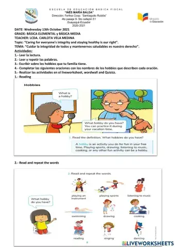 Proyecto 4 de ingles