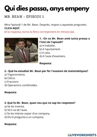 Mr. Bean - Episodi 1