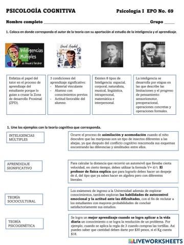 Psicología cognitiva