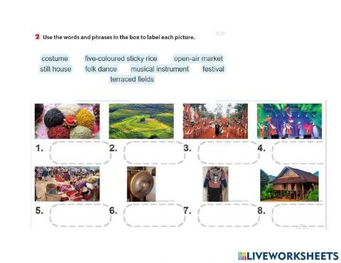 English 8 - Unit 3- Getting started - ex2
