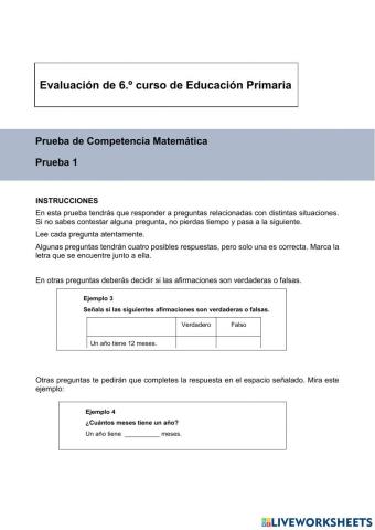 Competencia Matemática
