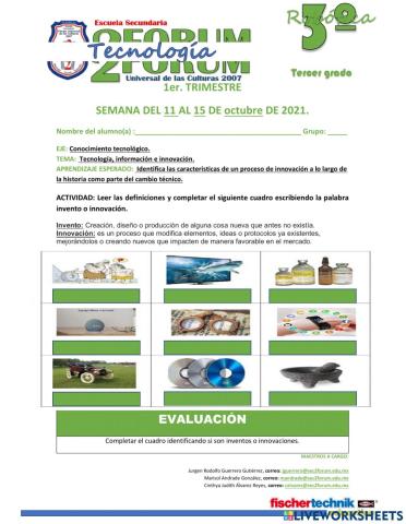 Innovación tecnológica