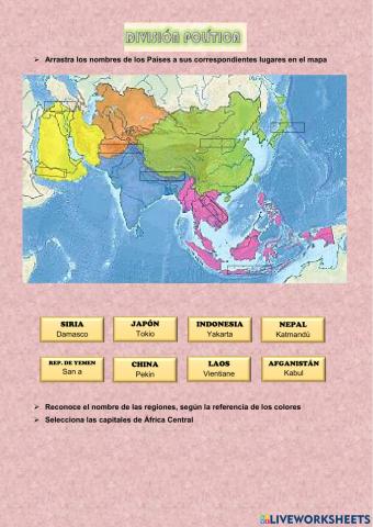 3 Regionalización y Div Política