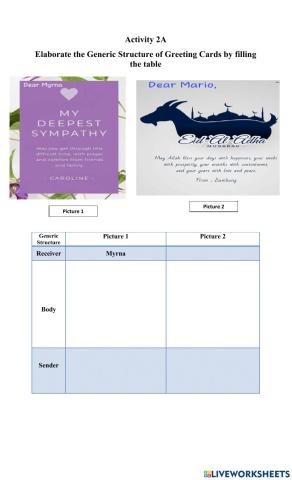 The generic structure and language features of greeting cards