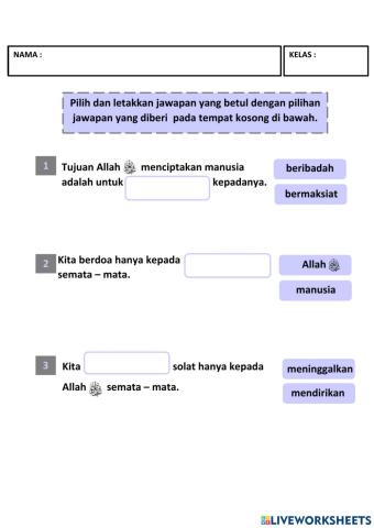 Tujuan Manusia Diciptakan