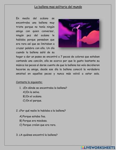 Comprensión de textos