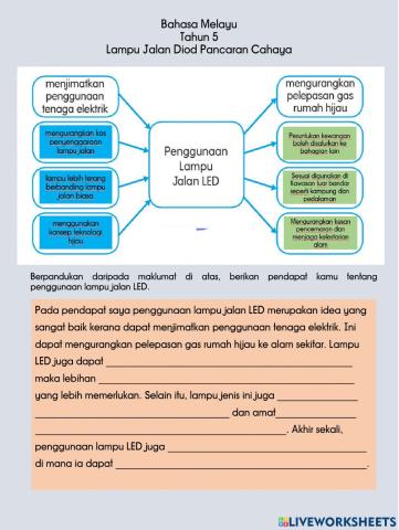 Lampu jalan diod pancaran cahaya