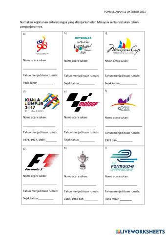 Sukan antarabangsa anjuran malaysia