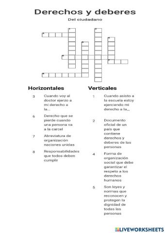 Derechos y deberes del ciudadano