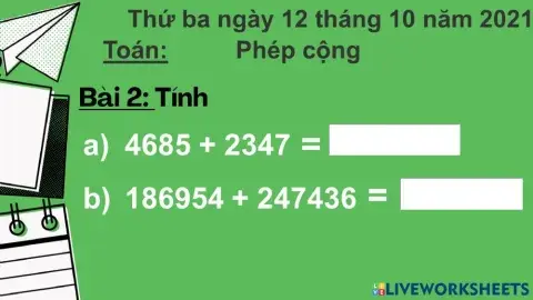Phép cộng
