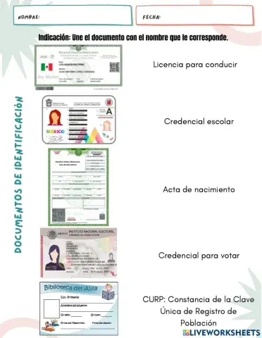 Documentos de identificación