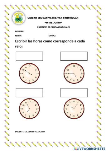 Las horas