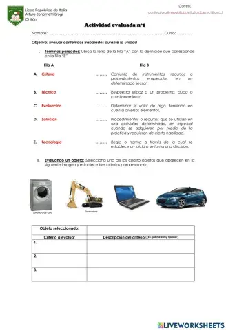 Primera evaluación 7mo