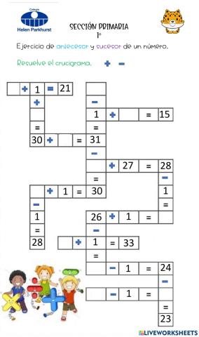 Crucigrama numérico