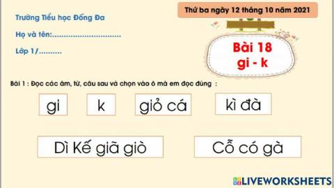 Bài 18 gi - k