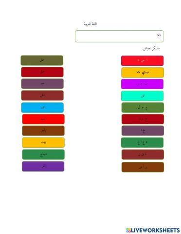 Bahasa arab pra alif hingga ra