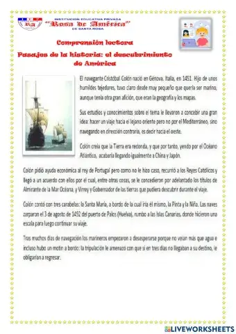 El descubrimiento de América