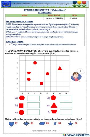 Evaluacion matematica i