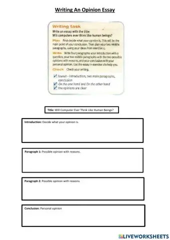 Pulse 2 Unit 5 Writing Task