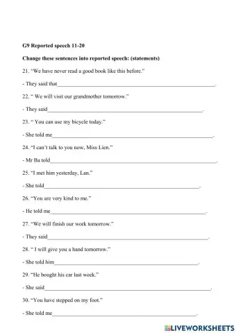 G9 reported speech Sta 21-30