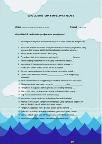 Tema 4 globalisasi muatan ppkn