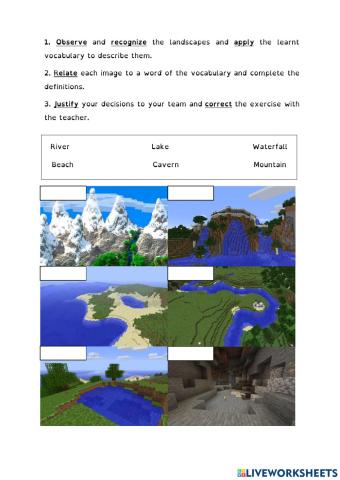 Topography with Minecraft