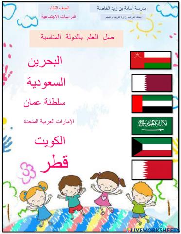 مدرسة أسامة بن زيد الخاصة  الصف الثالث الدراسات الاجتماعية 110