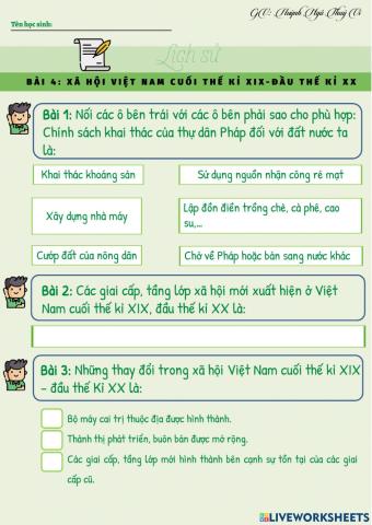 Lịch sử - địa lí tuần 4