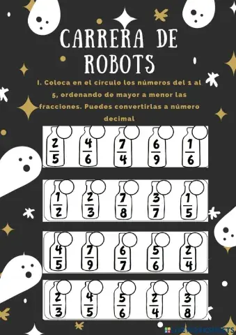 Comparación de fracciones
