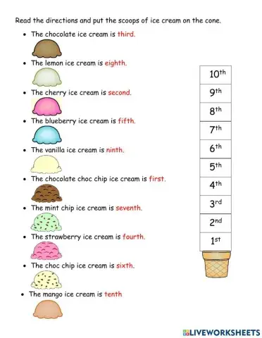 Ordinal Numbers