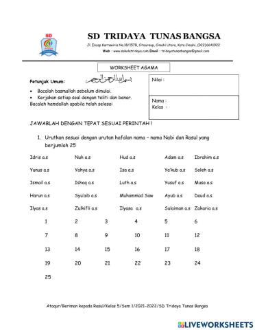 Beriman kepada Rasul