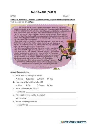 Tailor Made (Part 2)