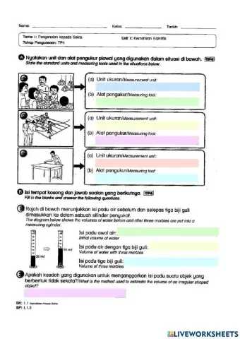 Revision: Science Process Skills
