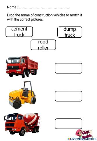 Construction vehicles