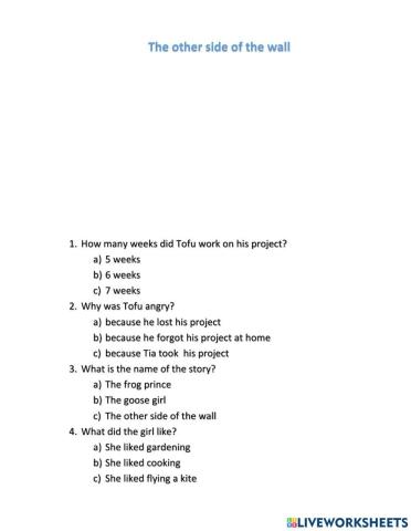 The other side of the wall