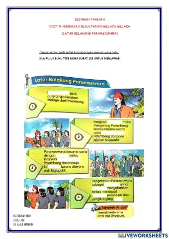 Sejarah tahun 4: unit 9