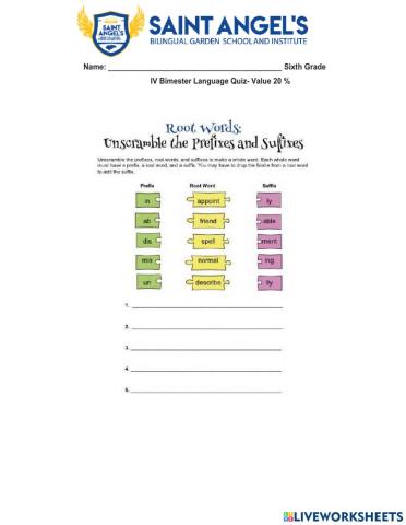 Language quiz IV