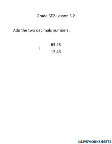 Decimals