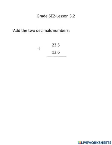 Decimals