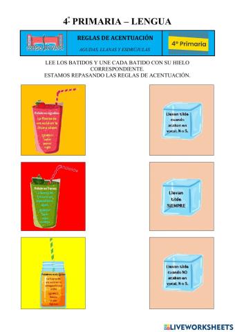 Reglas de acentuación