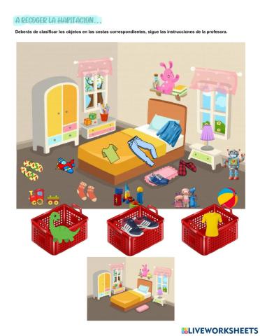 Ordenar mi habitación