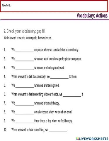 ACTIONS Act2 gap fill