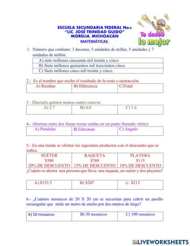 Diagnóstico Primero