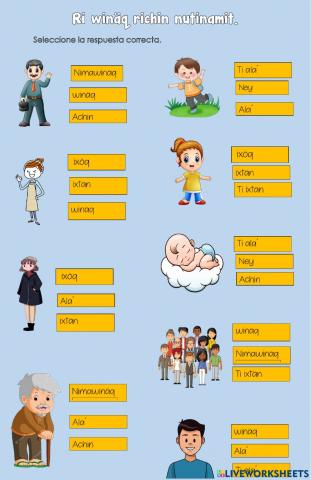 Personas de mi comunidad