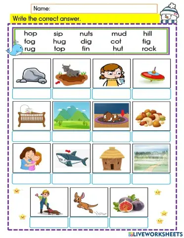 English Year 3 Phonics 4 (short vowels 3)