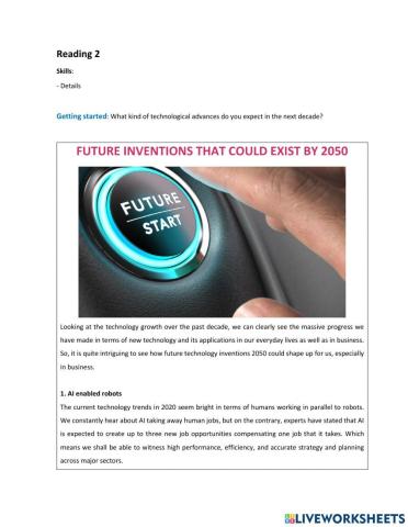 Future Inventions That Could Exist By 2050