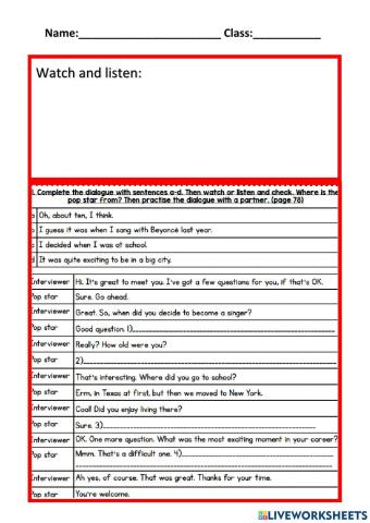 English Year 5 Page 78