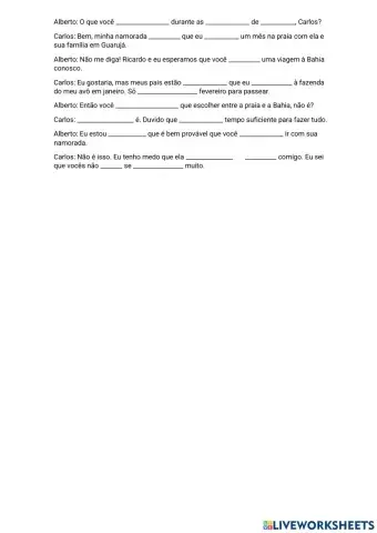 Presente do subj - Futuro Imediato