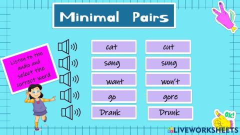 Minimal pairs