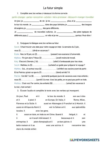 Le futur simple